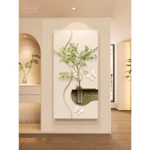 tranh cắm hoa đèn led