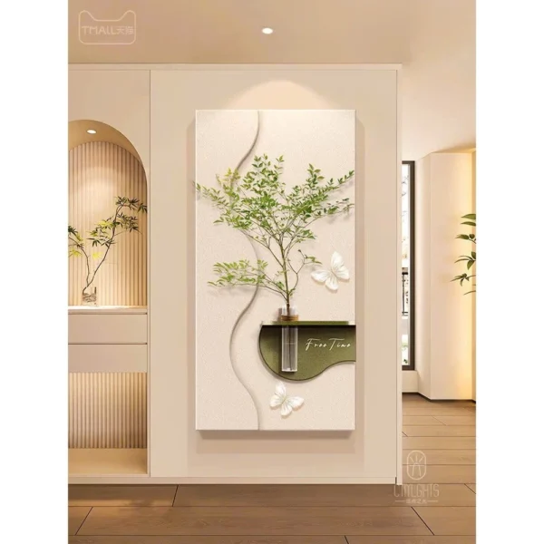 tranh cắm hoa đèn led