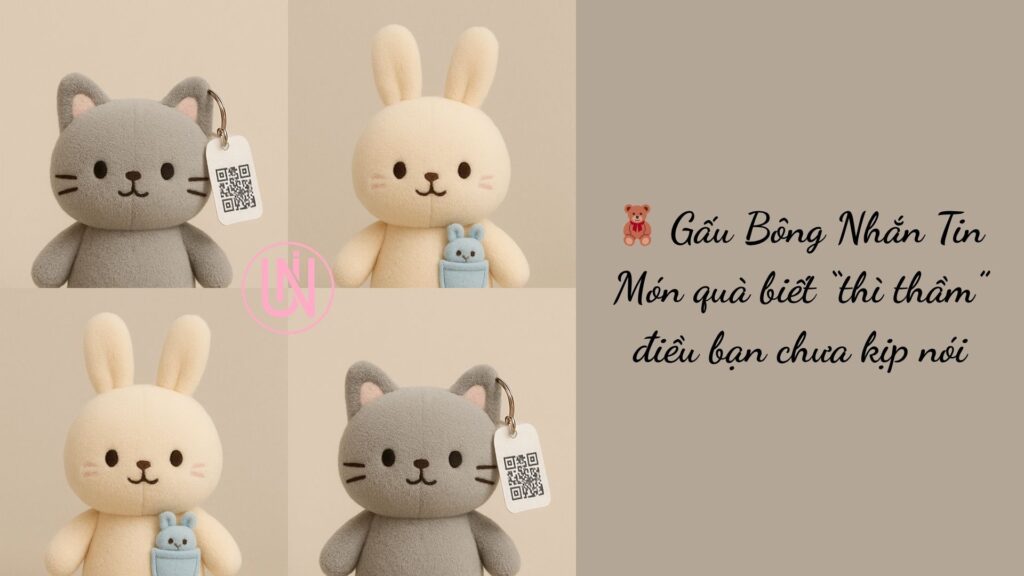 gấu bông nhắn tin